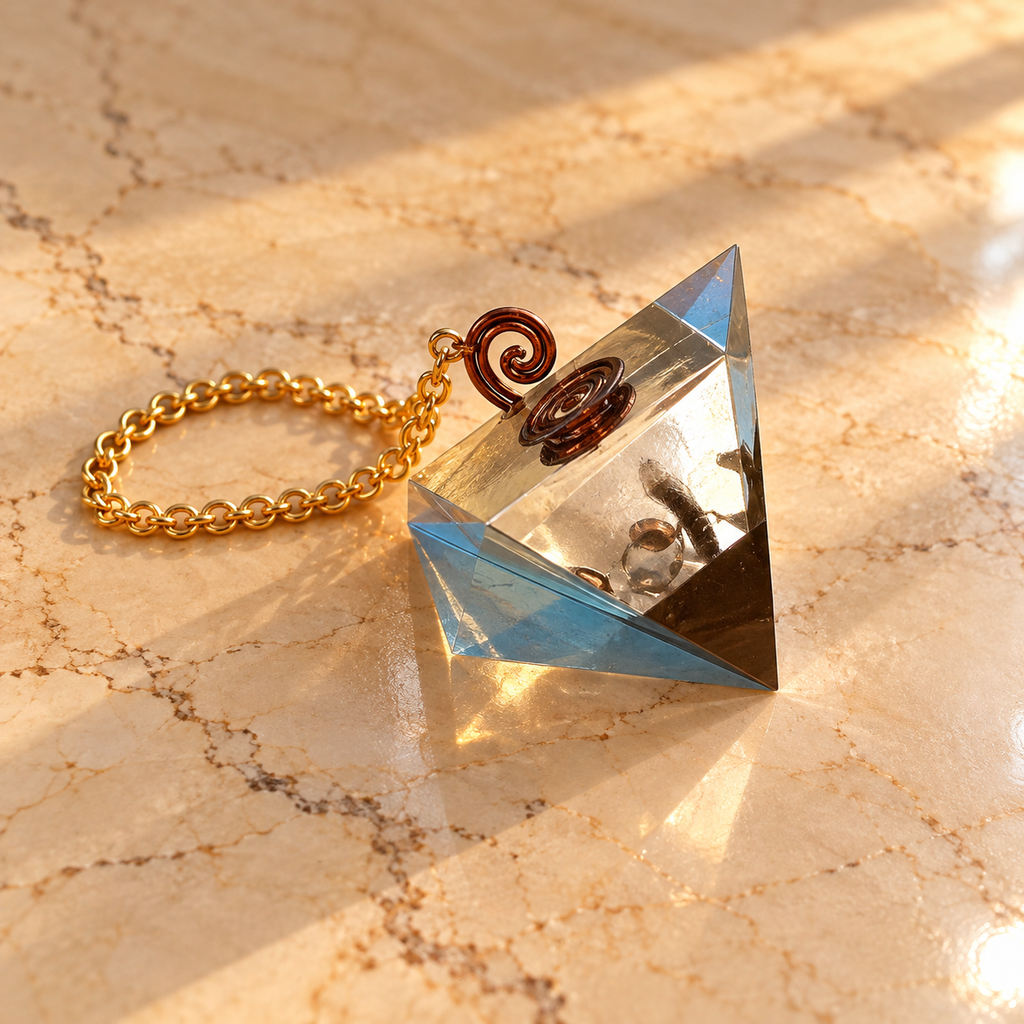 Golden Echo on cream marble