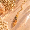 Guided Light on cream marble