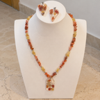 Orange Star half set on ivory bust