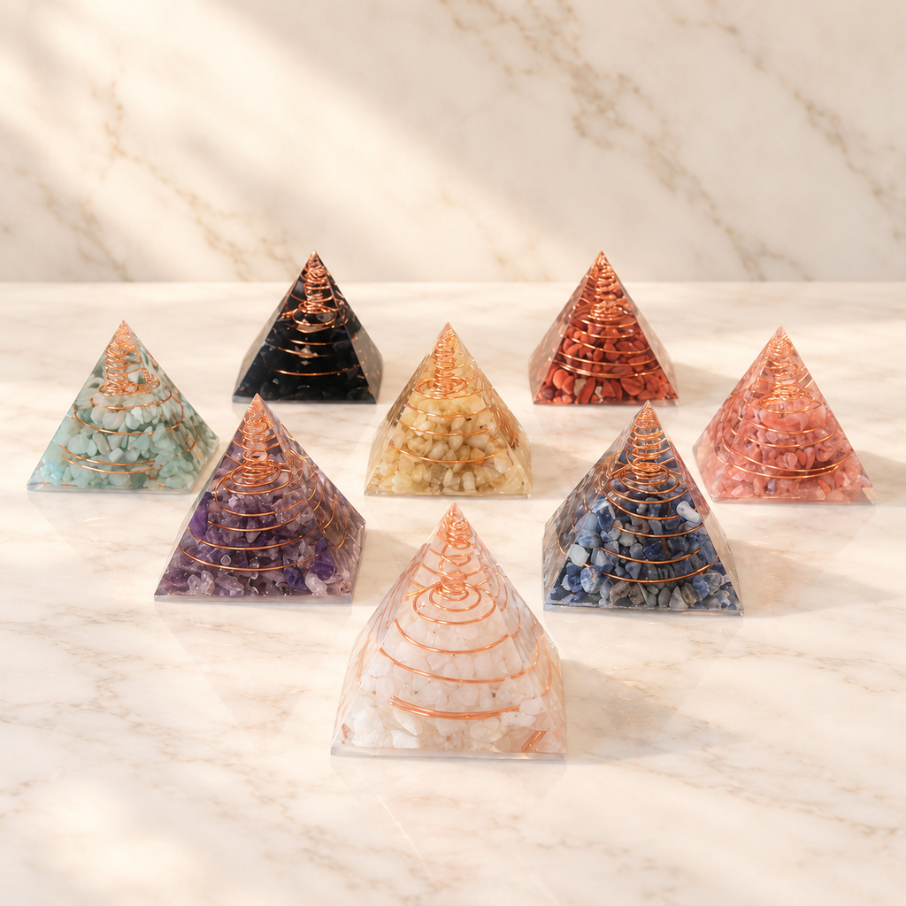 Signature Solstice eight Orgone pyramids