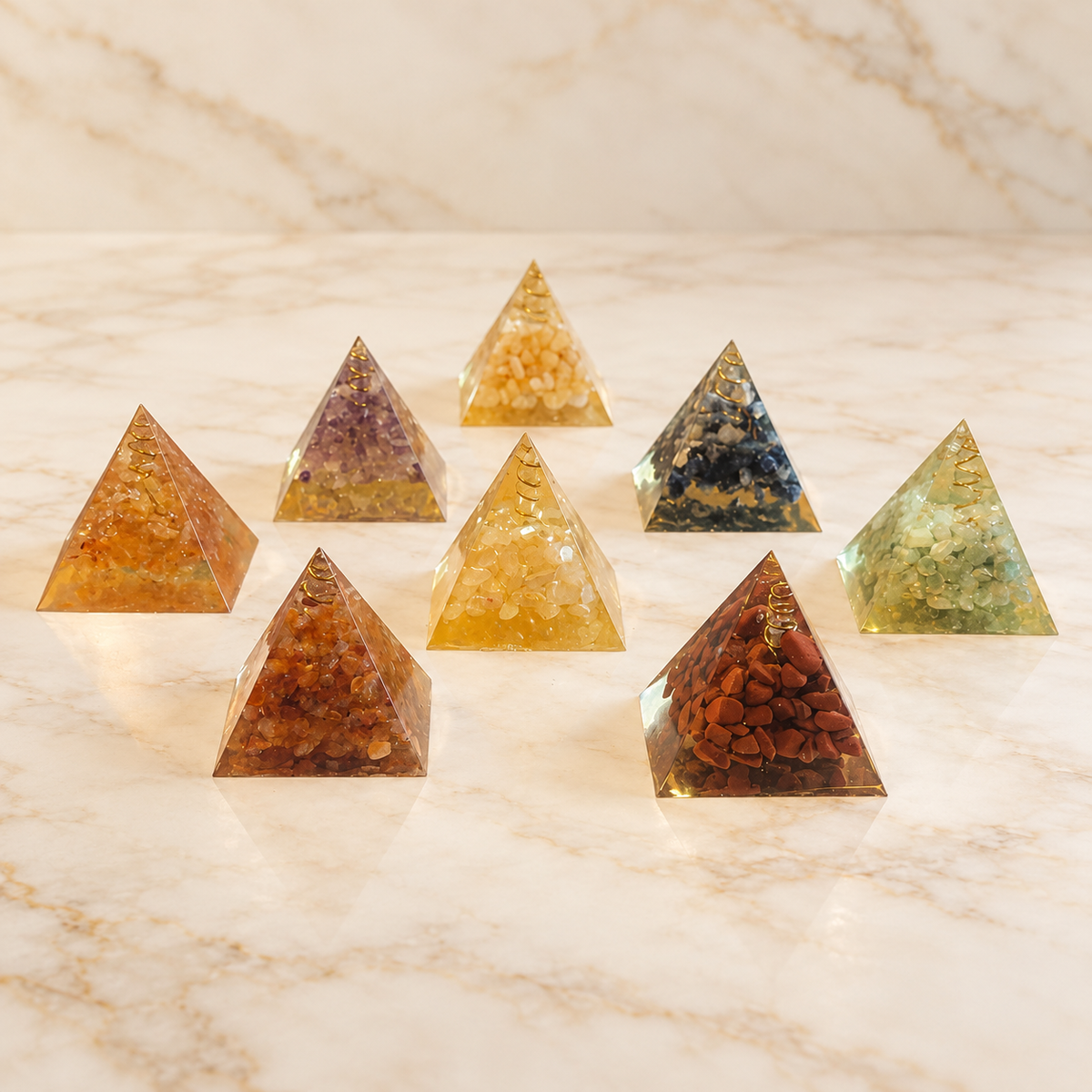 Signature Spectrum eight pyramids reverse view